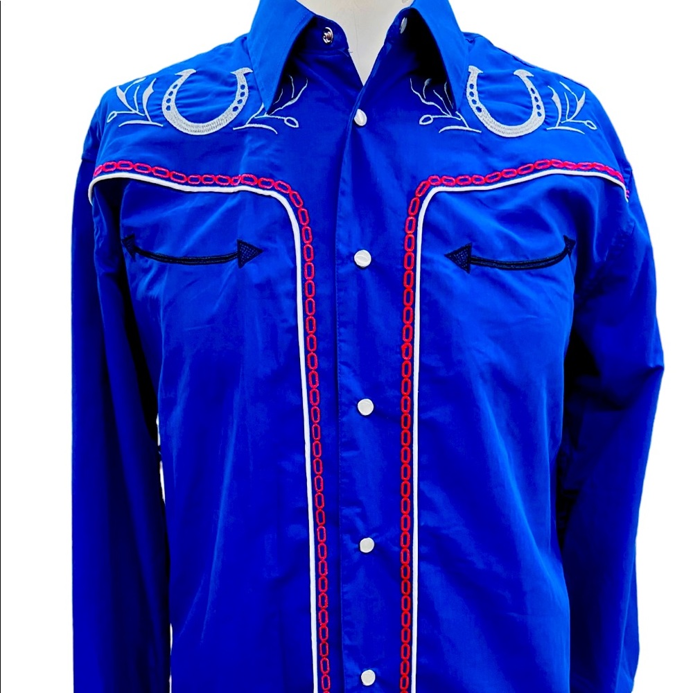Men's Western Embroidered Shirt